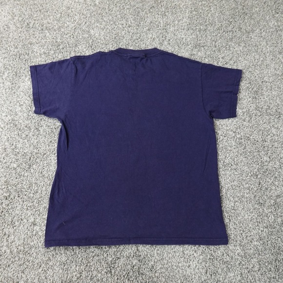 VINTAGE Spiderman Shirt Boys Large Blue Spidey Graphic Marvel Comic Hero Y2K USA - Picture 6 of 10